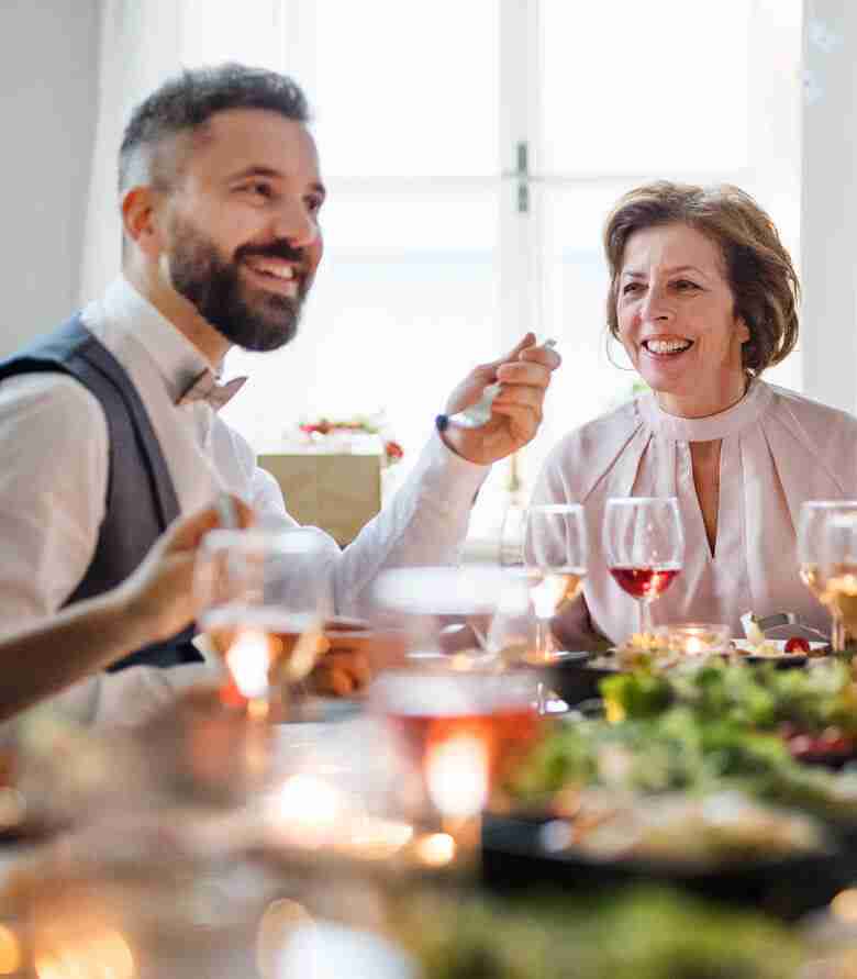 Family Eating Dinner